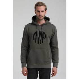 New World 22FWM64037 Haki Erkek Sweatshirt