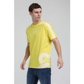 New World 23SSM20324 Sarı Polo Bisiklet Yaka Slim Fit Erkek T-shirt