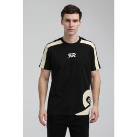 New World 23SSM20324 Siyah Polo Bisiklet Yaka Slim Fit Erkek T-shirt