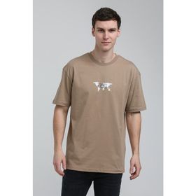 New World 23SSM20332 Vizon Polo Bisiklet Yaka Oversize Erkek T-shirt