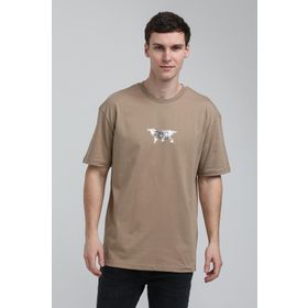 New World 23SSM20332 Vizon Polo Bisiklet Yaka Oversize Erkek T-shirt