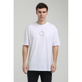New World 23SSM20333 Beyaz Polo Bisiklet Yaka Slim Fit Erkek T-shirt