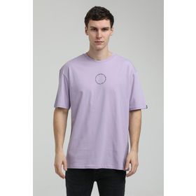 New World 23SSM20333 Lila Polo Bisiklet Yaka Erkek T-shirt
