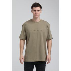 New World 23SSM20334 Açık Haki Polo Bisiklet Yaka Slim Fit Erkek T-shirt