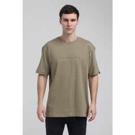 New World 23SSM20334 Açık Haki Polo Bisiklet Yaka Slim Fit Erkek T-shirt