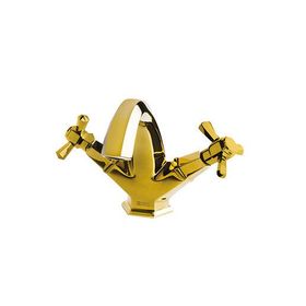 Newarc 104528 Altın Hexa Lavabo Bataryası