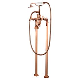 Newarc 104545 Parlak Bakır Hexa Tabandan Banyo Bataryası