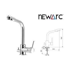 Newarc 125589N Arıtma Su Girişli Eviye Bataryası
