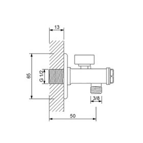 Newarc 264651 Filtreli Ara Musluk