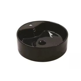 Newarc 5017B Batarya Delikli Siyah Lavabo