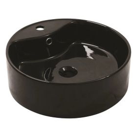 Newarc 5017B Batarya Delikli Siyah Lavabo