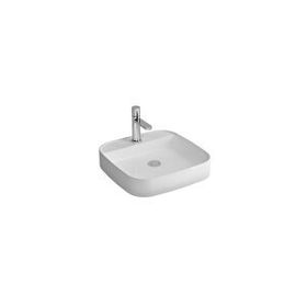 Newarc 515050BT Tezgah Üstü Beyaz Lavabo Batarya Delikli