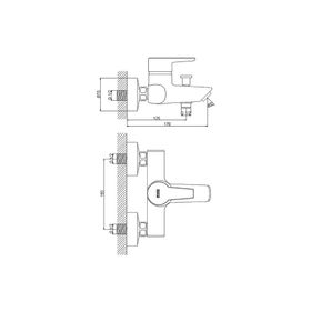 Newarc 891511 Energy Gümüş Banyo Bataryası