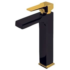 Newarc 941001BG Siyah Altın Aqua Çanak Lavabo Bataryası