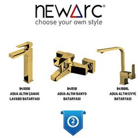 Newarc 941008 Aqua Altın Batarya Set