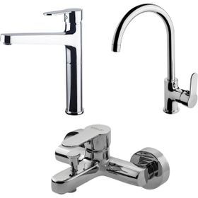 Newarc 971531 Domino Banyo Lavabo Batarya Set