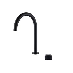 Newarc Step 2 Siyah Delikli Çanak Tipi Lavabo Bataryası