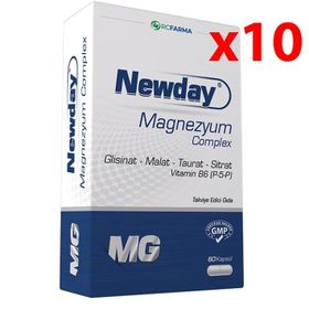 Newday Magnezyum Complex 10x60 Kapsül