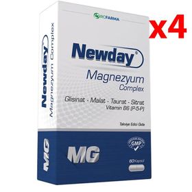 Newday Magnezyum Complex 4x60 Kapsül