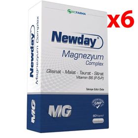 Newday Magnezyum Complex 6x60 Kapsül