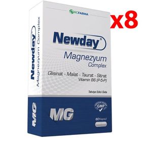 Newday Magnezyum Complex 8x60 Kapsül