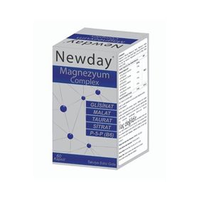 Newday Magnezyum Complex P5P 60 Kapsül