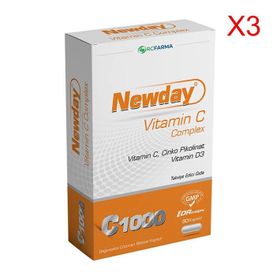 Newday Vitamin C 1000 Complex 3x30 Kapsül