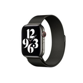 Newface Apple Watch 38 mm Siyah Metal Mıknatıslı Kordon