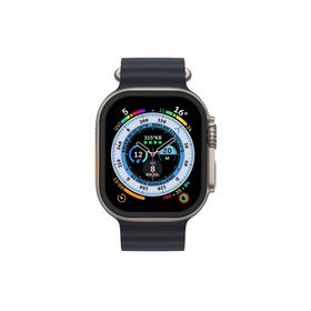 Newface Apple Watch Ultra 49 mm Siyah Alüminyum Kasa Cam Ekran Koruyucu