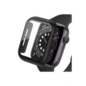Newface Apple Watch Ultra 49 mm Siyah Camlı Kasa Ekran Koruyucu