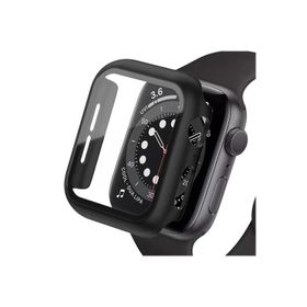 Newface Apple Watch Ultra 49 mm Siyah Camlı Kasa Ekran Koruyucu