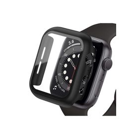 Newface Apple Watch Ultra 49 mm Siyah Camlı Kasa Ekran Koruyucu