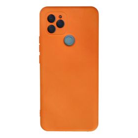 Newface General Mobile Gm 21 Nano İçi Kadife Silikon Turuncu Cep Telefonu Kılıfı