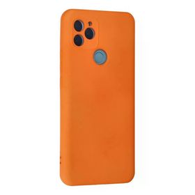 Newface General Mobile Gm 21 Nano İçi Kadife Silikon Turuncu Cep Telefonu Kılıfı