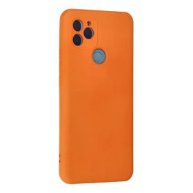 Newface General Mobile Gm 21 Nano İçi Kadife Silikon Turuncu Cep Telefonu Kılıfı