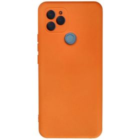 Newface General Mobile Gm 21 Nano İçi Kadife Silikon Turuncu Cep Telefonu Kılıfı