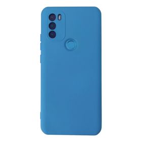 Newface General Mobile GM 21 Plus Nano İçi Kadife Silikon Mavi Cep Telefonu Kılıfı