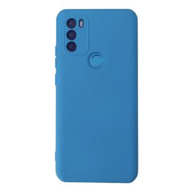 Newface General Mobile GM 21 Plus Nano İçi Kadife Silikon Mavi Cep Telefonu Kılıfı