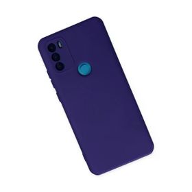 Newface General Mobile GM 21 Plus Nano İçi Kadife Silikon Mor Cep Telefonu Kılıfı