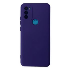 Newface General Mobile GM 21 Plus Nano İçi Kadife Silikon Mor Cep Telefonu Kılıfı