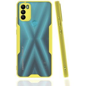 Newface General Mobile GM 21 Plus Platin Silikon Sarı Cep Telefonu Kılıfı