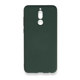 Newface Huawei Mate 10 Lite Nano İçi Kadife Silikon Koyu Yeşil Cep Telefonu Kılıfı