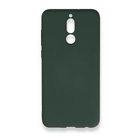 Newface Huawei Mate 10 Lite Nano İçi Kadife Silikon Koyu Yeşil Cep Telefonu Kılıfı