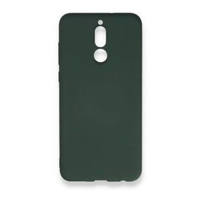 Newface Huawei Mate 10 Lite Nano İçi Kadife Silikon Koyu Yeşil Cep Telefonu Kılıfı