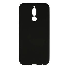 Newface Huawei Mate 10 Lite Nano İçi Kadife Silikon Siyah Cep Telefonu Kılıfı