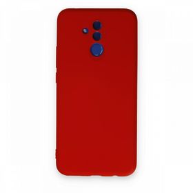 Newface Huawei Mate 20 Lite Nano İçi Kadife Silikon Kırmızı Cep Telefonu Kılıfı