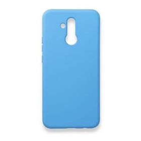 Newface Huawei Mate 20 Lite Nano İçi Kadife Silikon Mavi Cep Telefonu Kılıfı