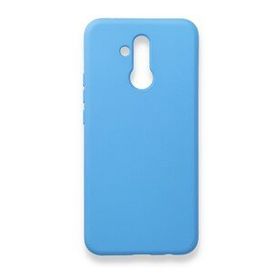 Newface Huawei Mate 20 Lite Nano İçi Kadife Silikon Mavi Cep Telefonu Kılıfı