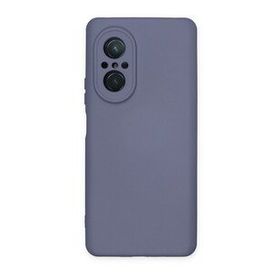 Newface Huawei Nova 9 SE Nano İçi Kadife Silikon Gri Cep Telefonu Kılıfı