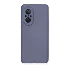 Newface Huawei Nova 9 SE Nano İçi Kadife Silikon Gri Cep Telefonu Kılıfı